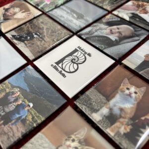 Personalised photo magnets