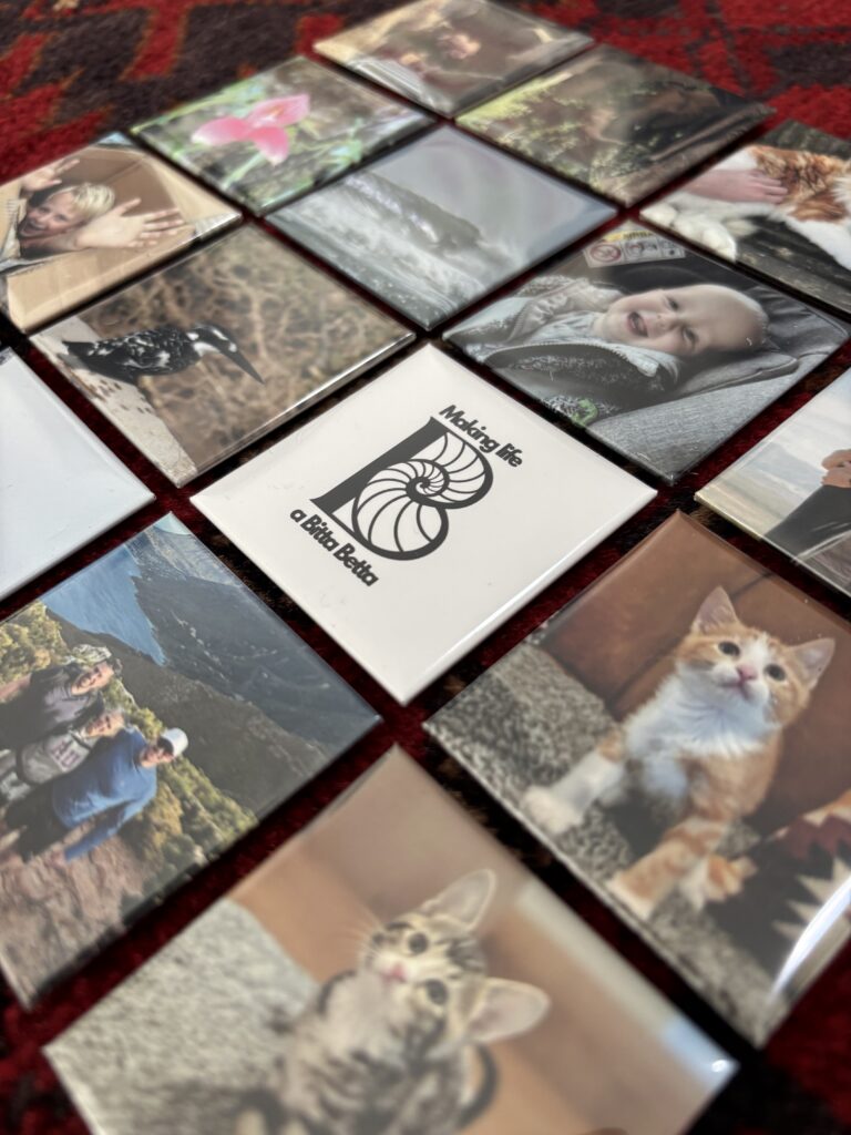 Personalised photo magnets